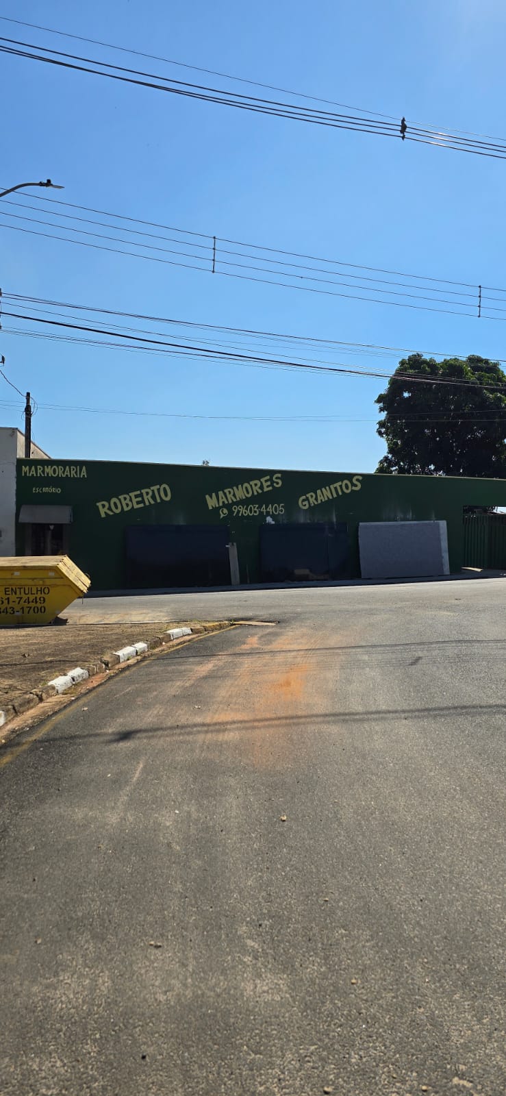 Fachada da marmoraria Roberto em Mogi Guaçu
